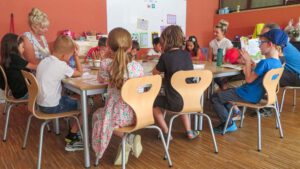 Bild: Leselöwen beim Lesen